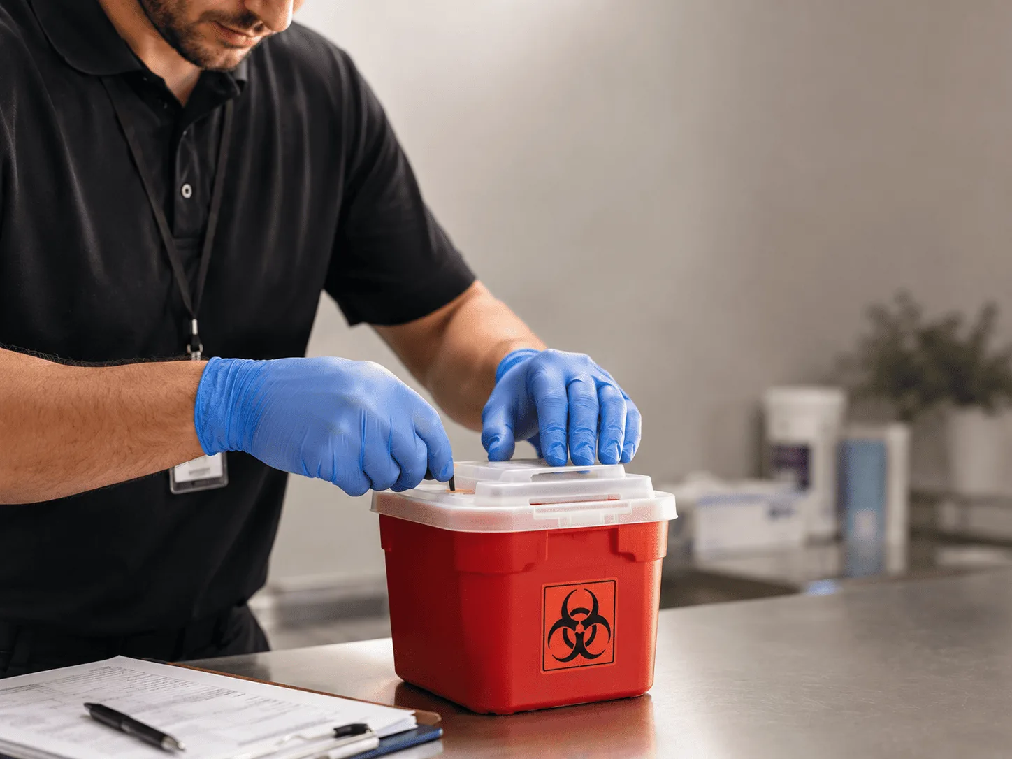 Why choose Sharps Waste Disposal in Knickerbocker, TX